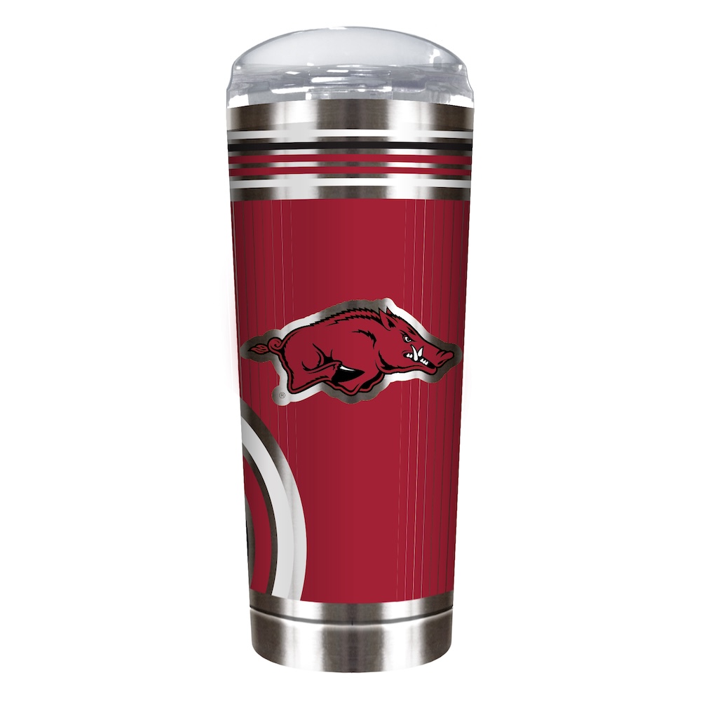 Arkansas Razorbacks COOL VIBES 18 oz Roadie Travel Tumbler