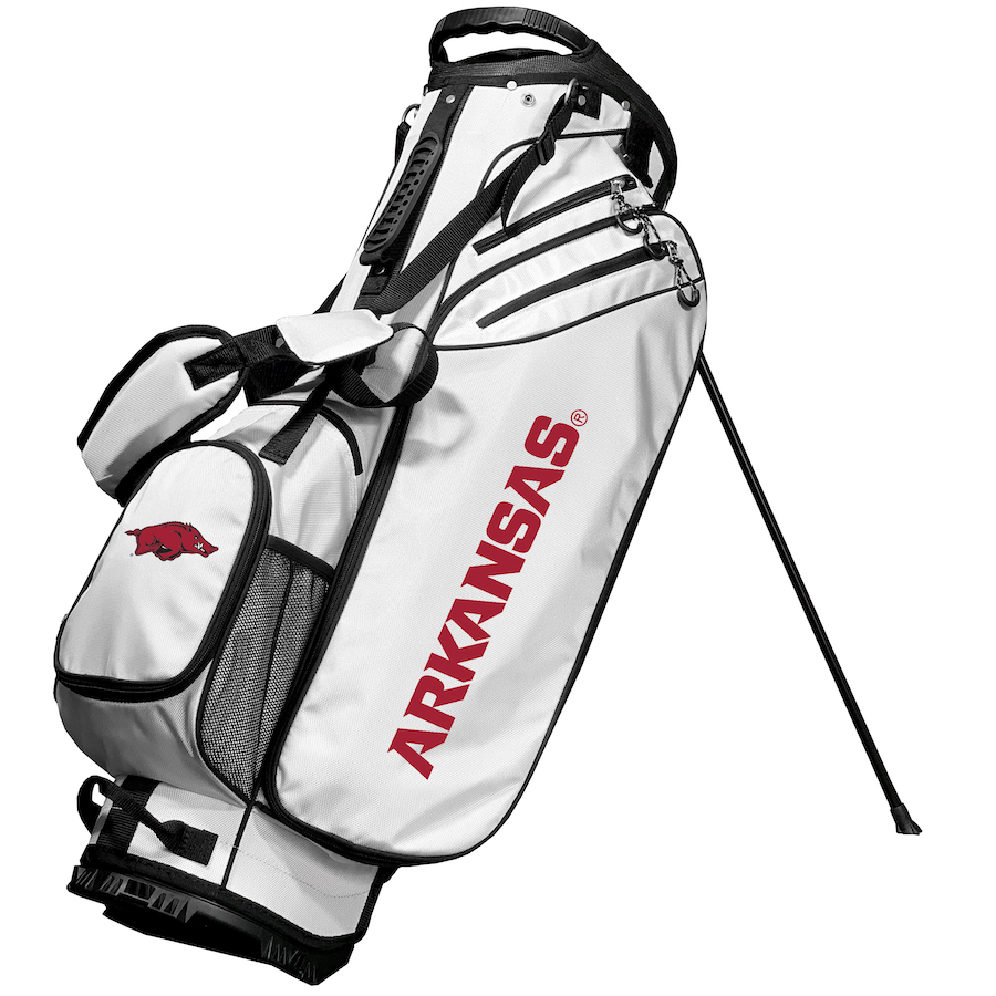 Arkansas Razorbacks BIRDIE Golf Bag with Built in Stand