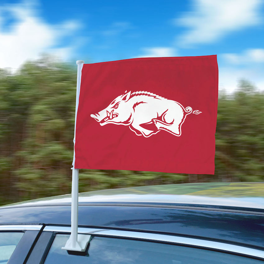 Arkansas Razorbacks Car Flag