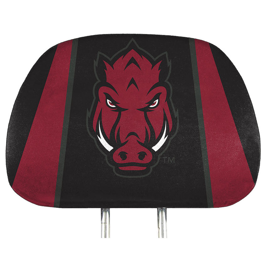 Arkansas Razorbacks Printed Head Rest Covers