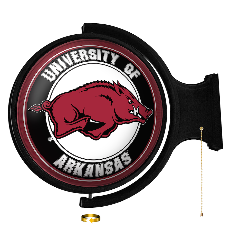 Arkansas Razorbacks LED Rotating Wall Sign