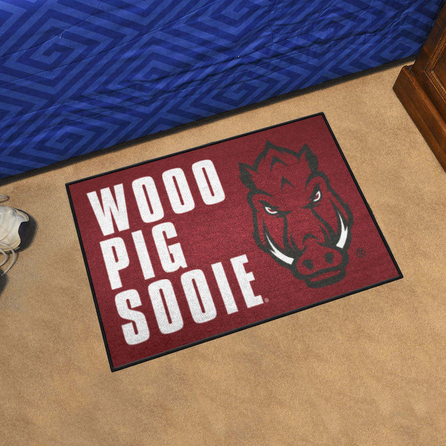 Arkansas Razorbacks SLOGAN 20 x 30 Starter Floor Mat