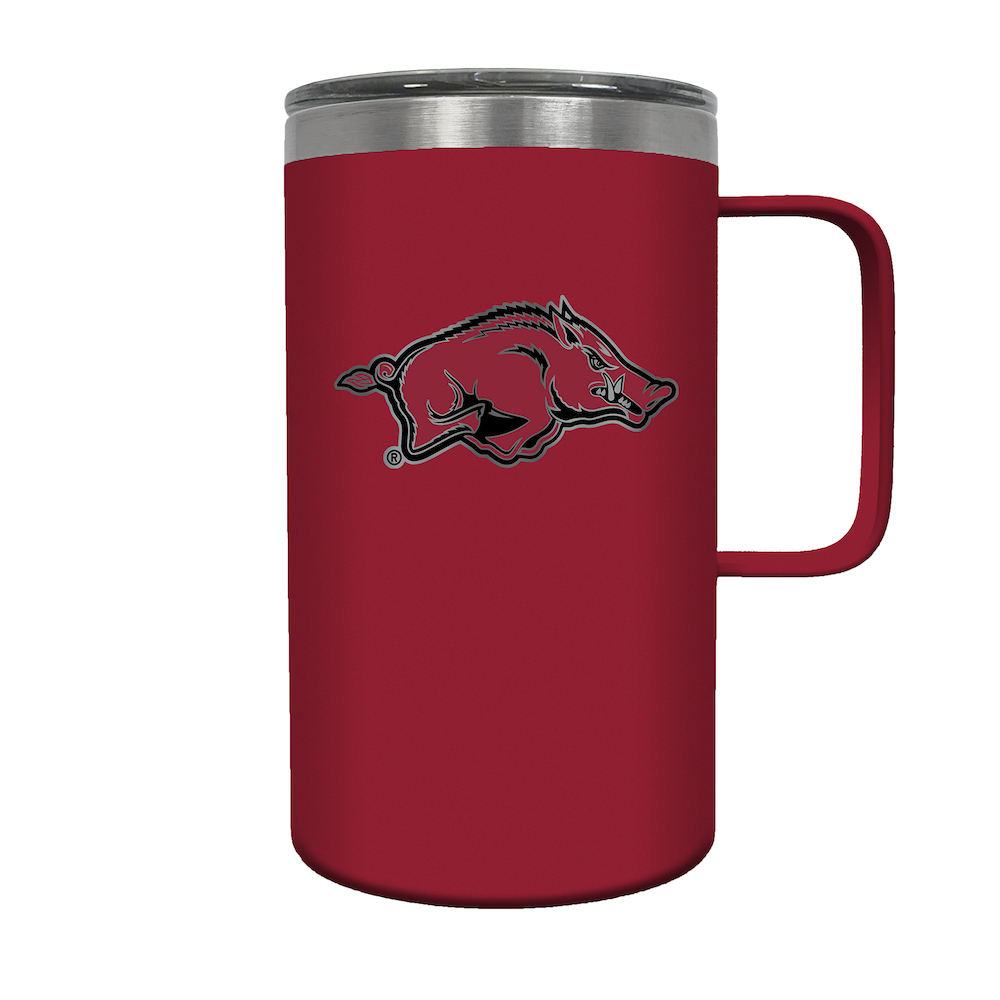 Arkansas Razorbacks 18 oz HUSTLE Travel Mug - Team Color