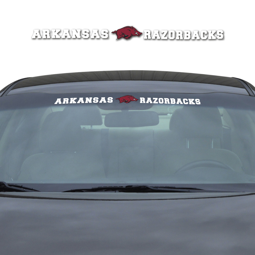 Arkansas Razorbacks Windshield Decal