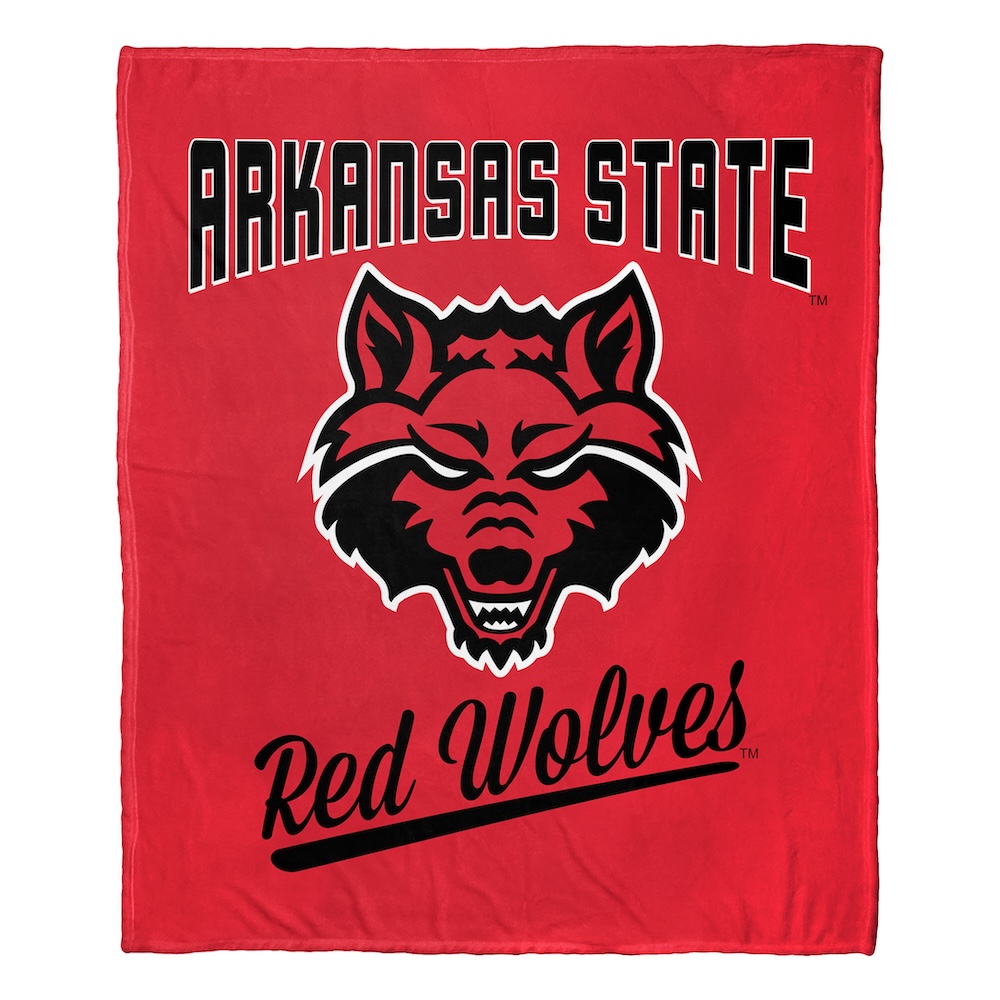 Arkansas State Red Wolves ALUMNI Silk Touch Throw Blanket 50 x 60 inch