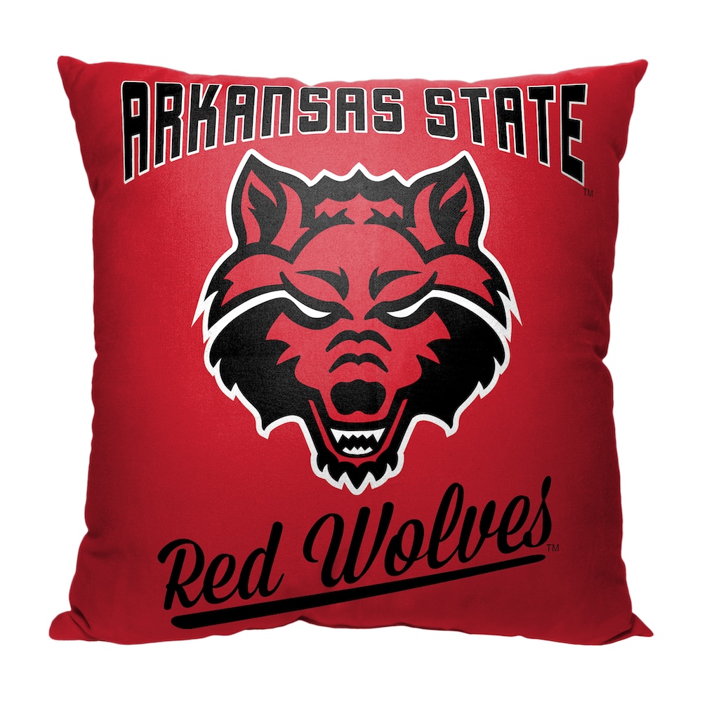 Arkansas State Red Wolves ALUMNI Decorative Throw Pillow 18 x 18 inch
