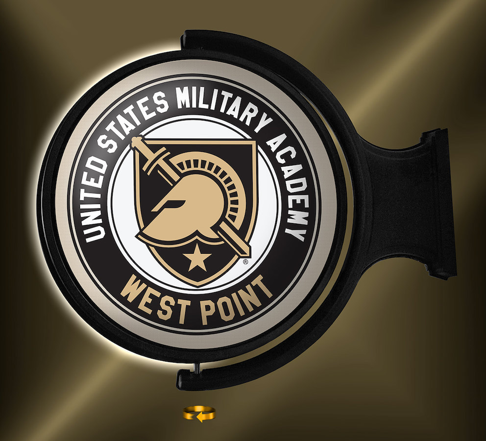 Army Black Knights LED Rotating Wall Sign ~ PRIMARY