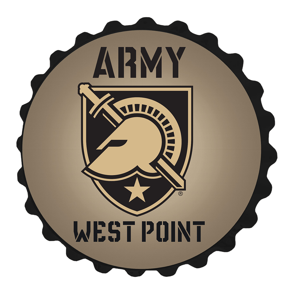 Army Black Knights Bottle Cap Wall Sign