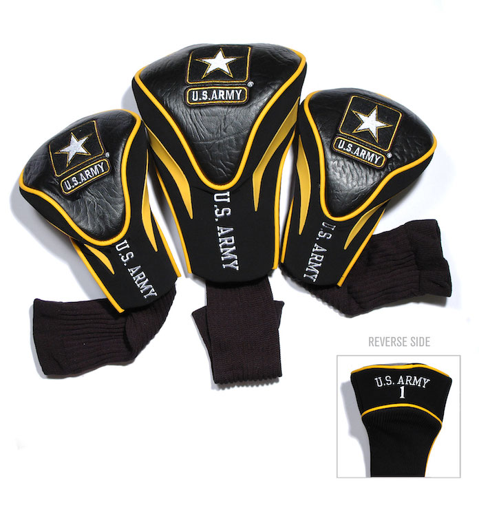 Army Black Knights 3 Pack Contour Headcovers