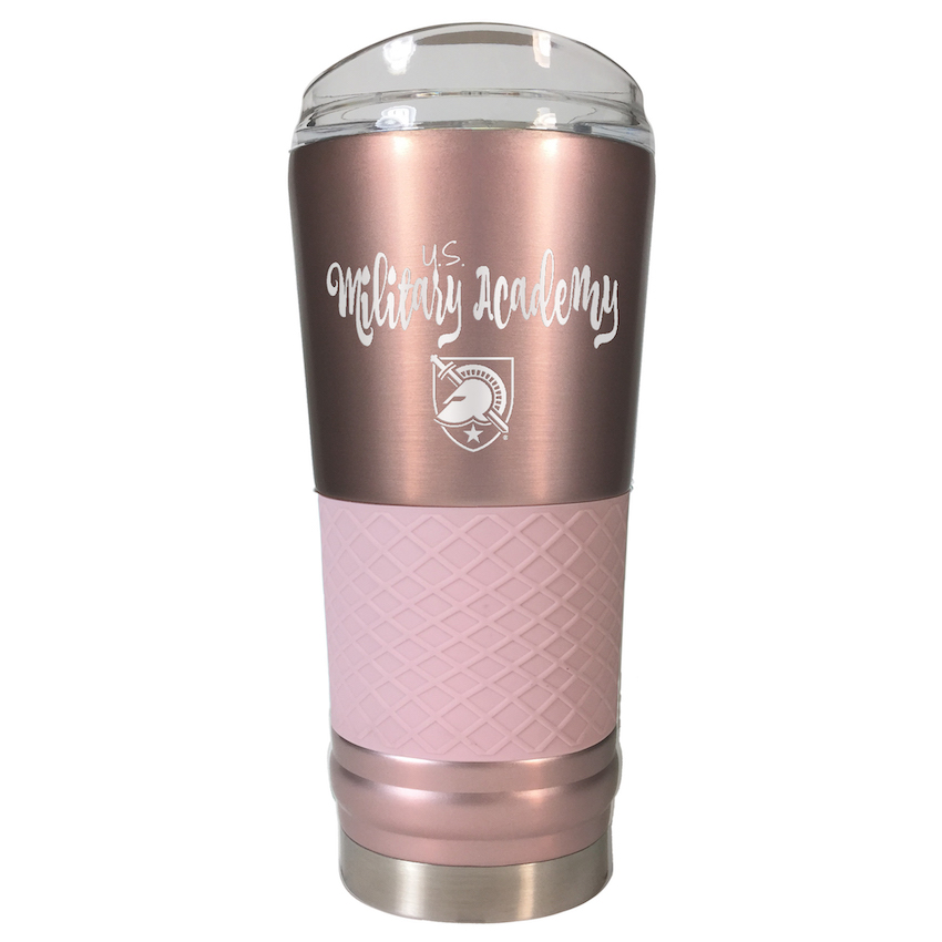 Army Black Knights 24 oz Rose Gold Draft Travel Tumbler