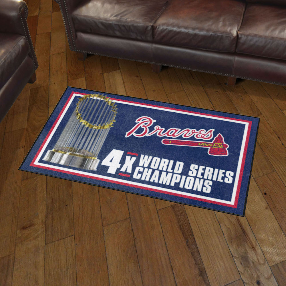 Atlanta Braves 3 x 5 DYNASTY Area Rug