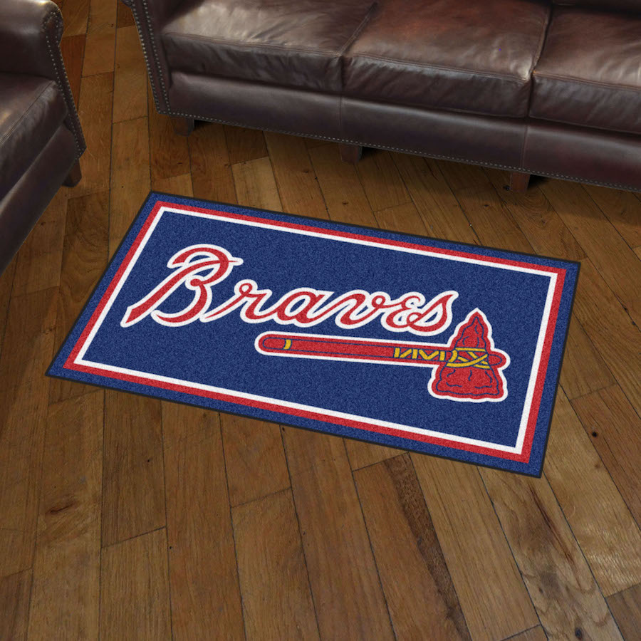 Atlanta Braves 3x5 Area Rug