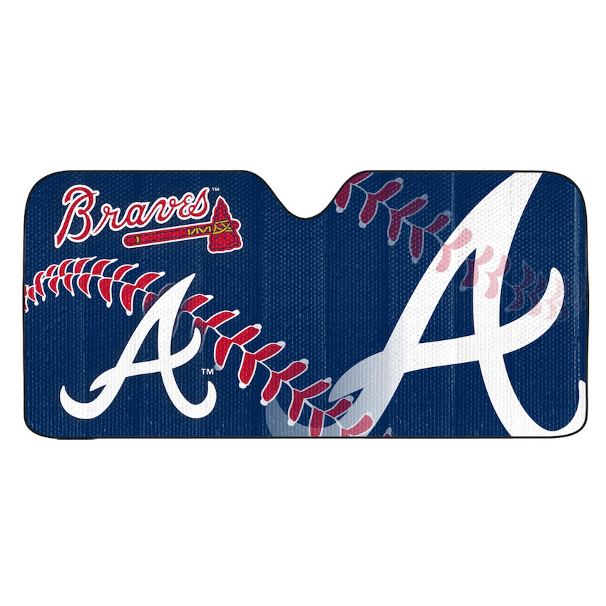 Atlanta Braves AutoShade Folding Windshield Cover