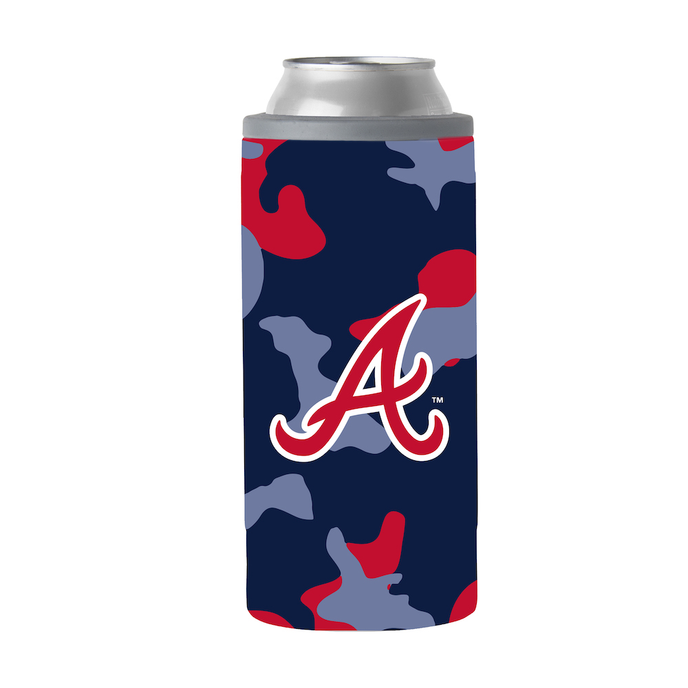 Atlanta Braves Camo Swagger 12 oz. Slim Can Coolie