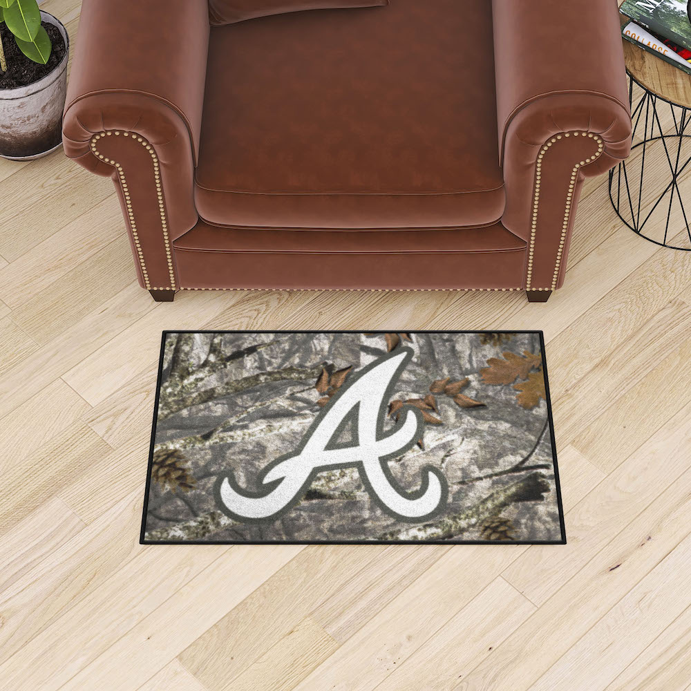 Atlanta Braves CAMO 20 x 30 Starter Floor Mat