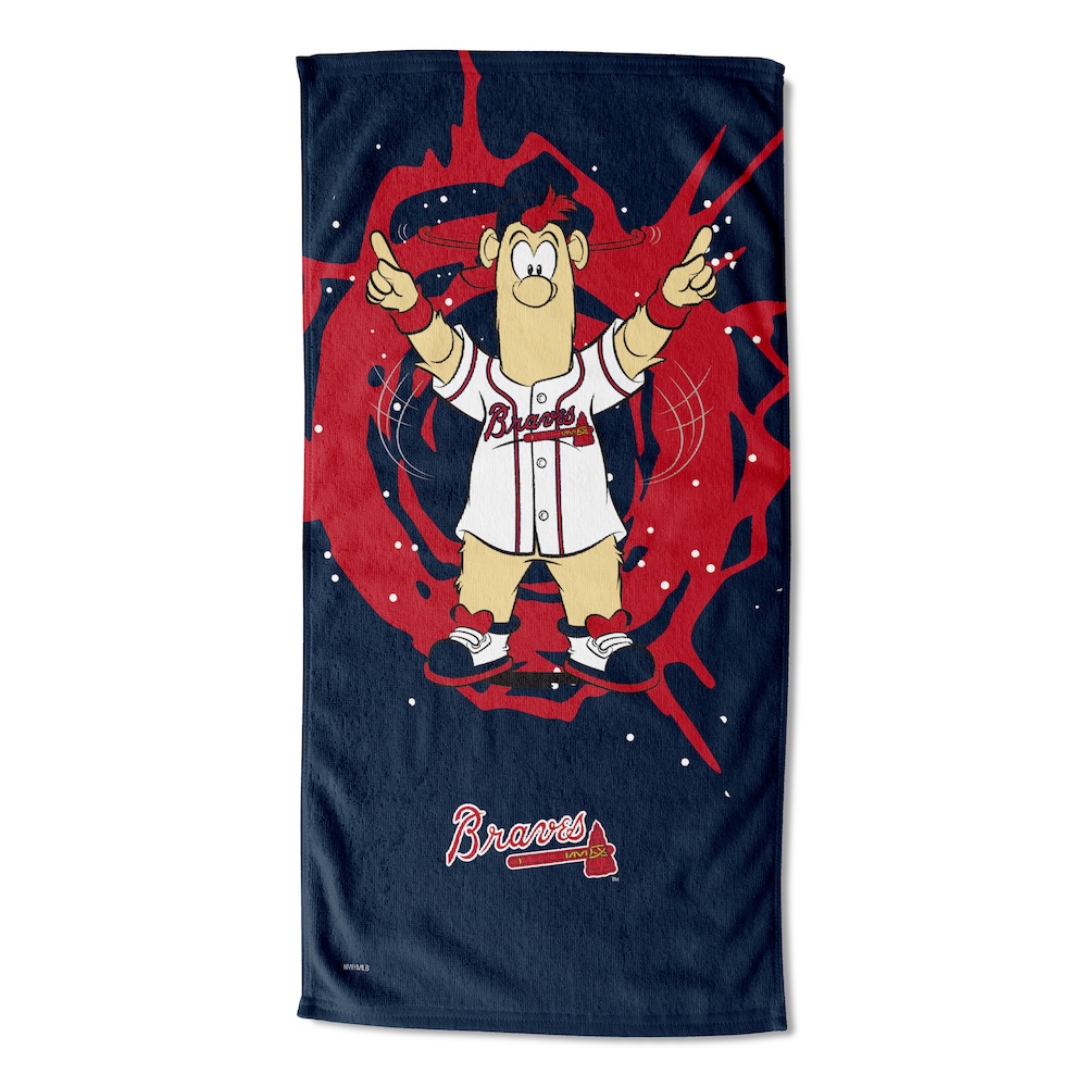 Atlanta Braves MASCOT 30x60 Beach Towel