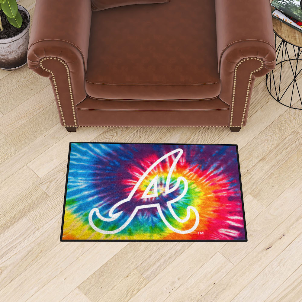 Atlanta Braves TIE-DIE 20 x 30 Starter Floor Mat