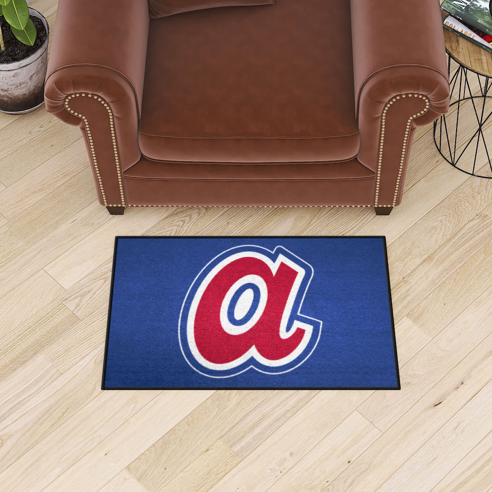 Atlanta Braves MLBCC Vintage 20 x 30 STARTER Floor Mat - Throwback Logo