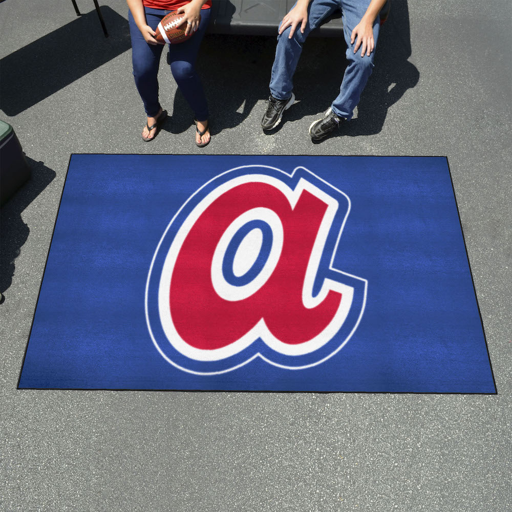 Atlanta Braves MLBCC Vintage ULTI-MAT 60 x 96 Rug Throwback Logo