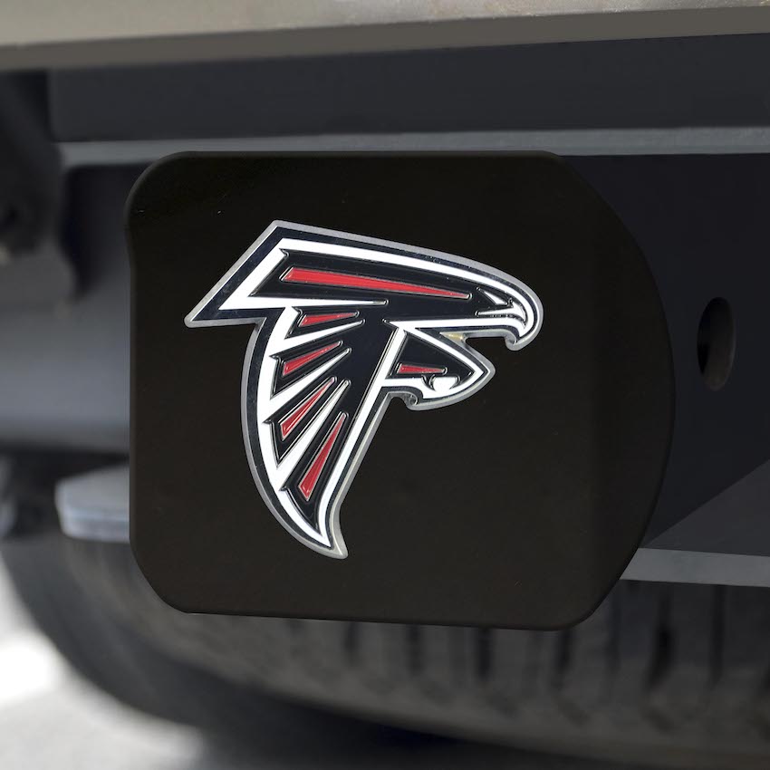 Atlanta Falcons Black and Color Trailer Hitch Cover