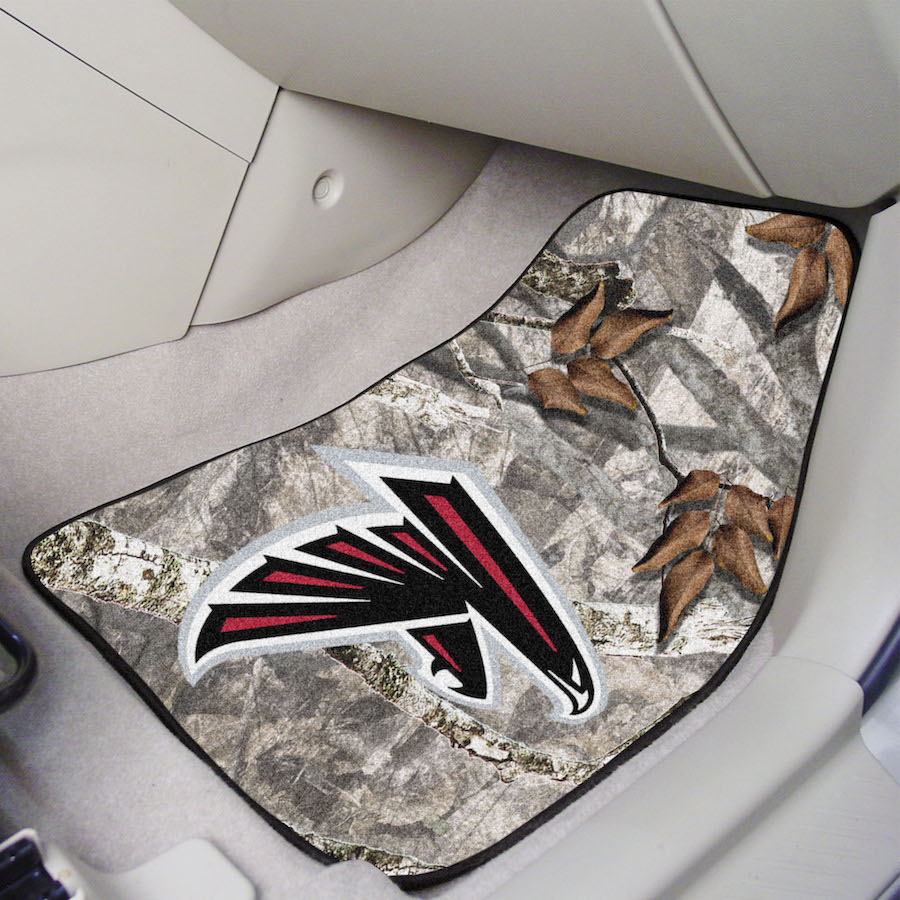 Atlanta Falcons Carpeted Camouflage Car Floor Mats 18 x 27 inch