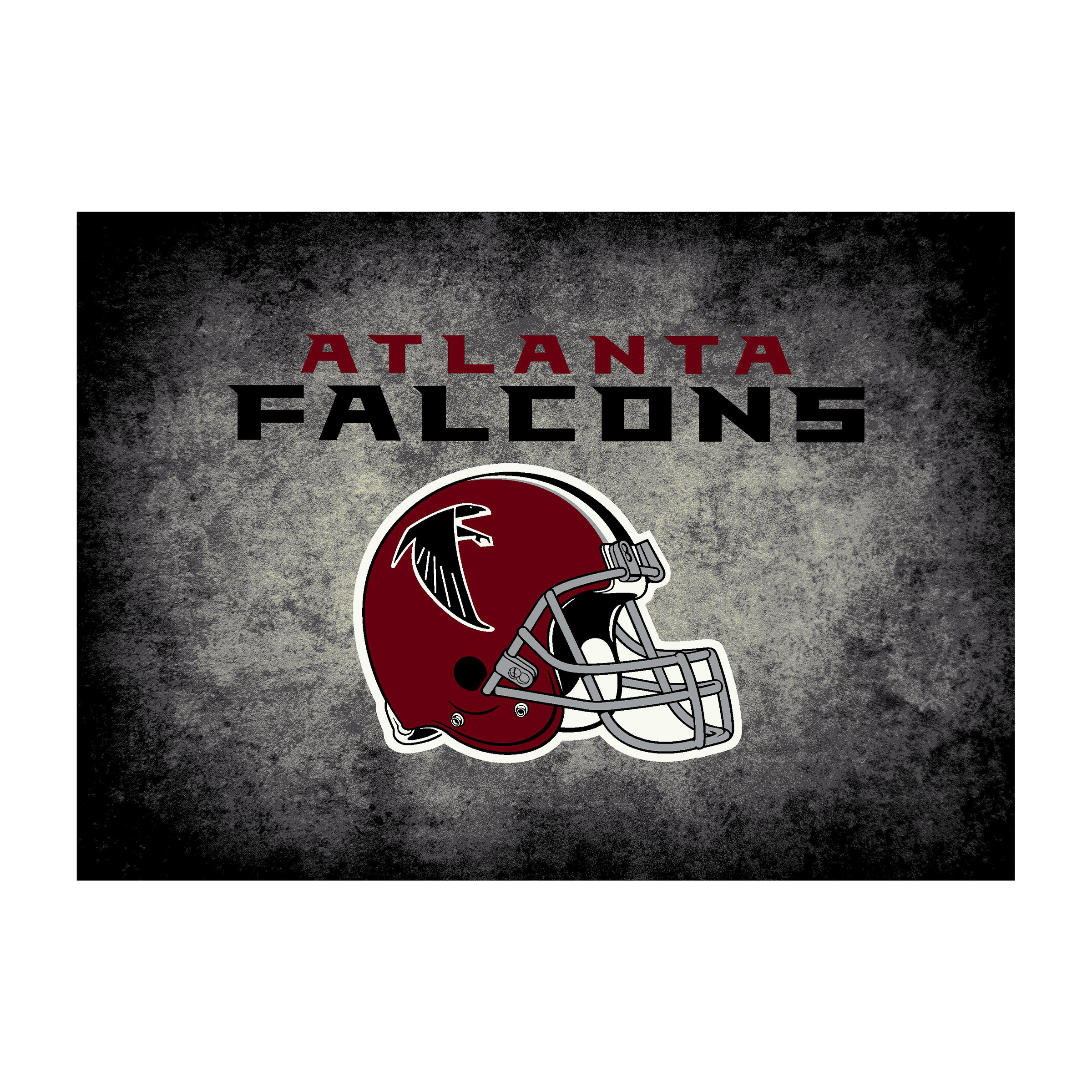 Atlanta Falcons 4 X 6 DISTRESSED Rug