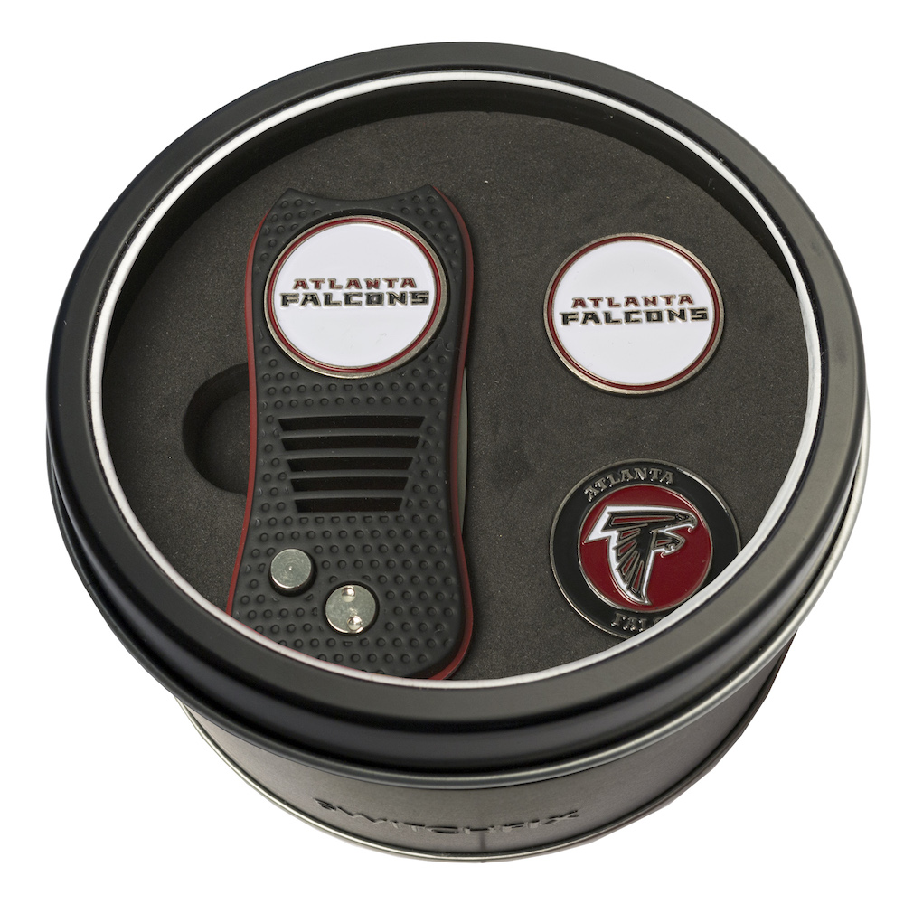 Atlanta Falcons Switchblade Divot Tool and 2 Ball Marker Gift Pack