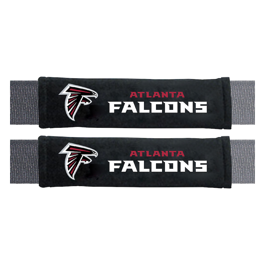 Atlanta Falcons Embroidered Seatbelt Pad (set of 2)