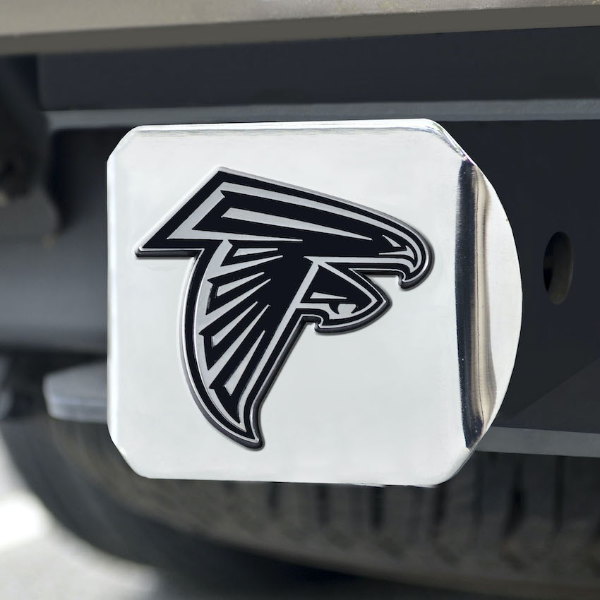 Atlanta Falcons Chrome Trailer Hitch Cover