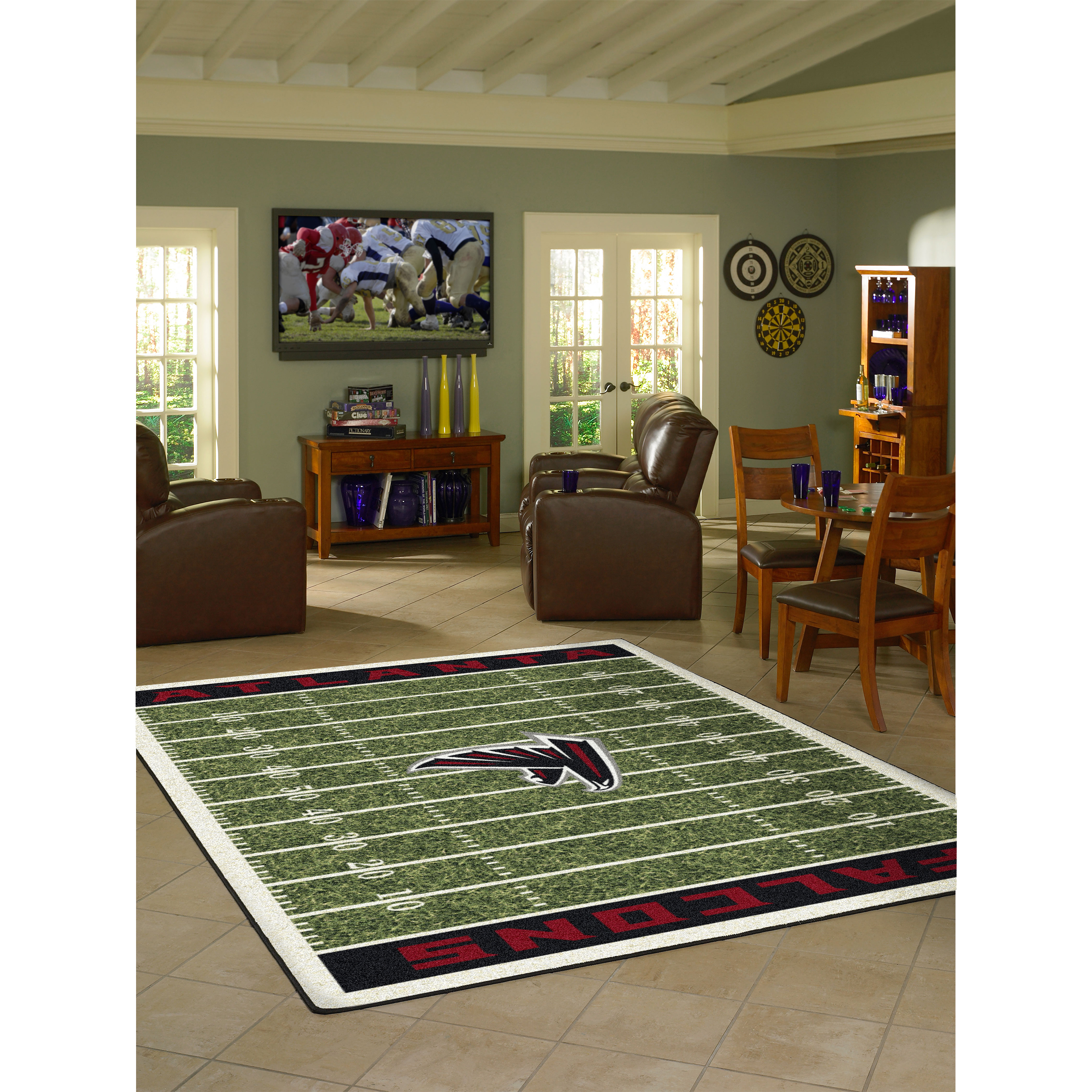 Atlanta Falcons 4 X 6 HOMEFIELD Rug