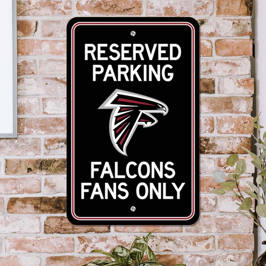 Atlanta Falcons RESERVED Parking Sign