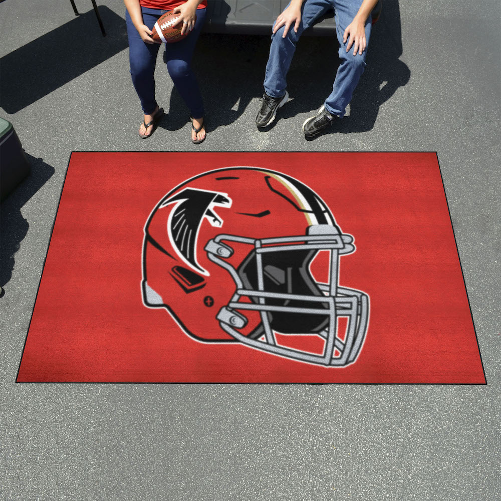 Atlanta Falcons ULTI-MAT 60 x 96 Rug - Throwback Helmet - Buy at KHC Sports