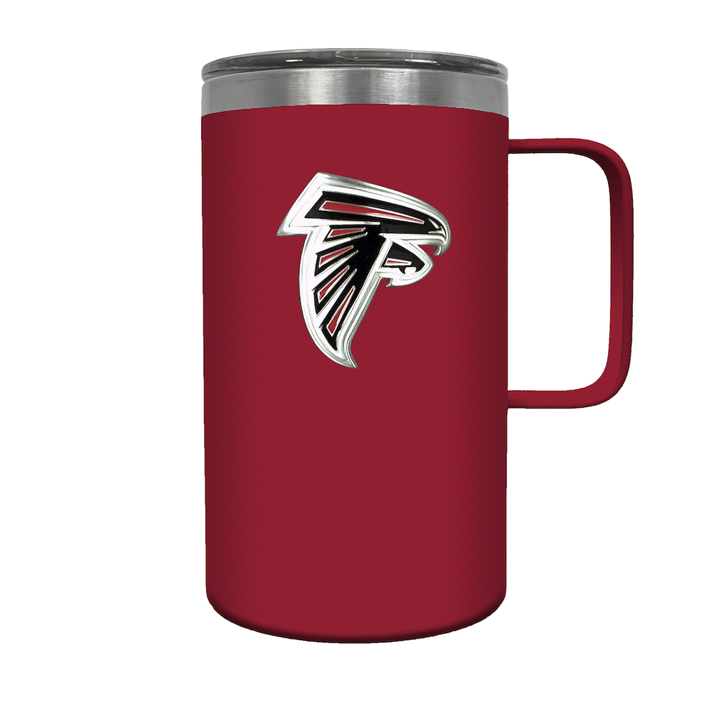 Atlanta Falcons 18 oz HUSTLE Travel Mug - Team Color