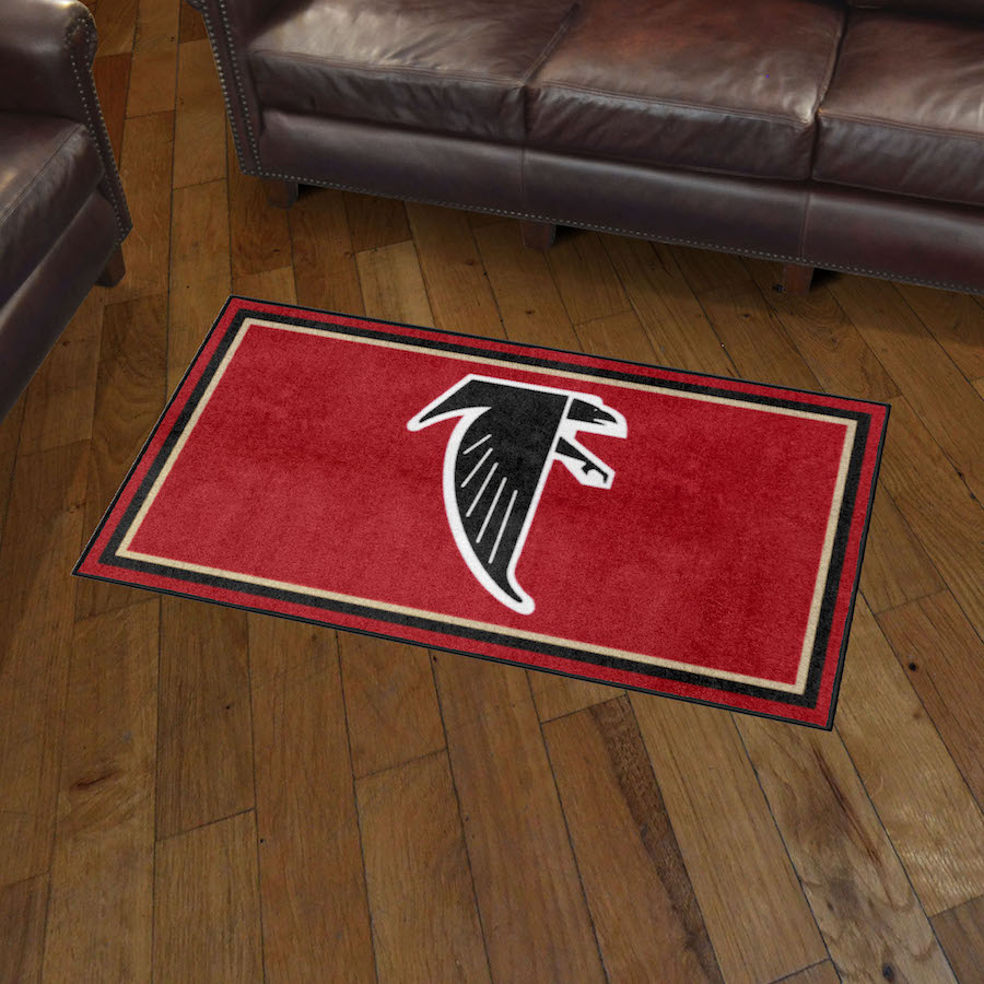 Atlanta Falcons Vintage 3x5 Area Rug Throwback Logo