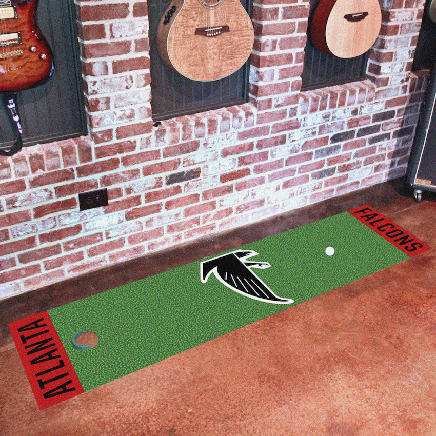 Atlanta Falcons Vintage 18 x 72 in Putting Green Mat with Throwback Logo