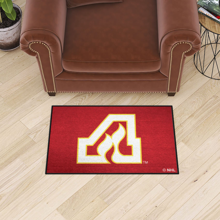 Atlanta Flames Vintage 20 x 30 STARTER Floor Mat - Throwback NAME