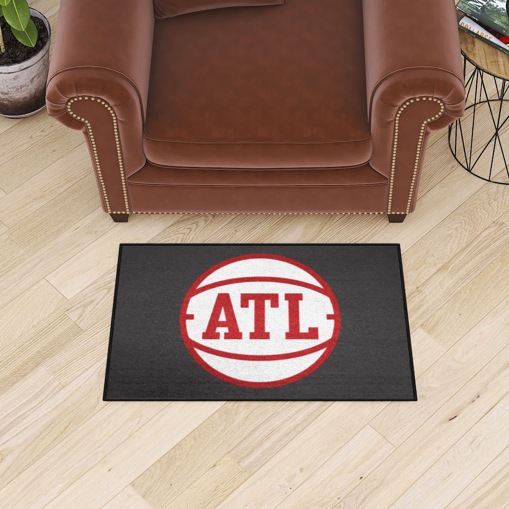 Atlanta Hawks 20 x 30 STARTER Floor Mat - 2nd Logo