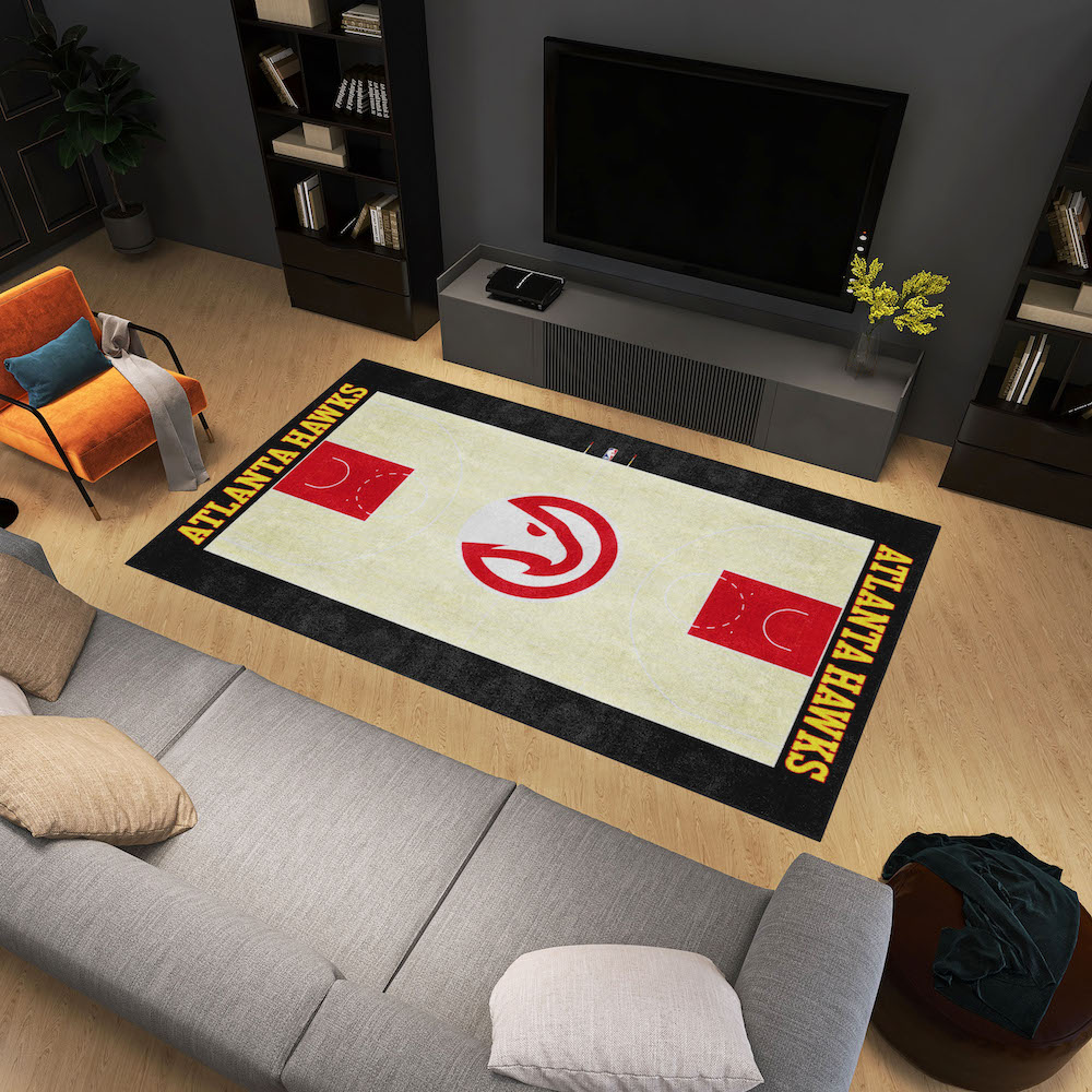 Atlanta Hawks 6x10 Ft Ultra Plush Area Rug