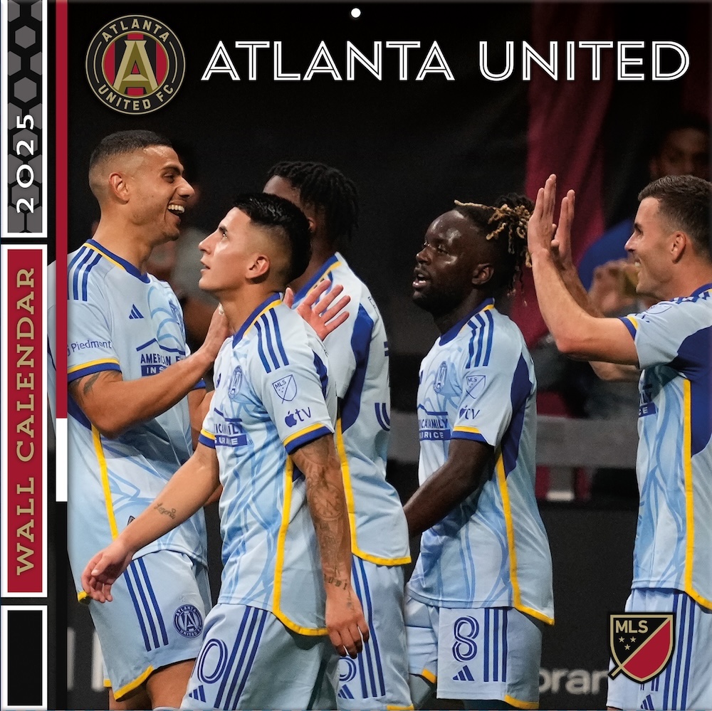 Atlanta United 2025 MLS Team Wall Calendar