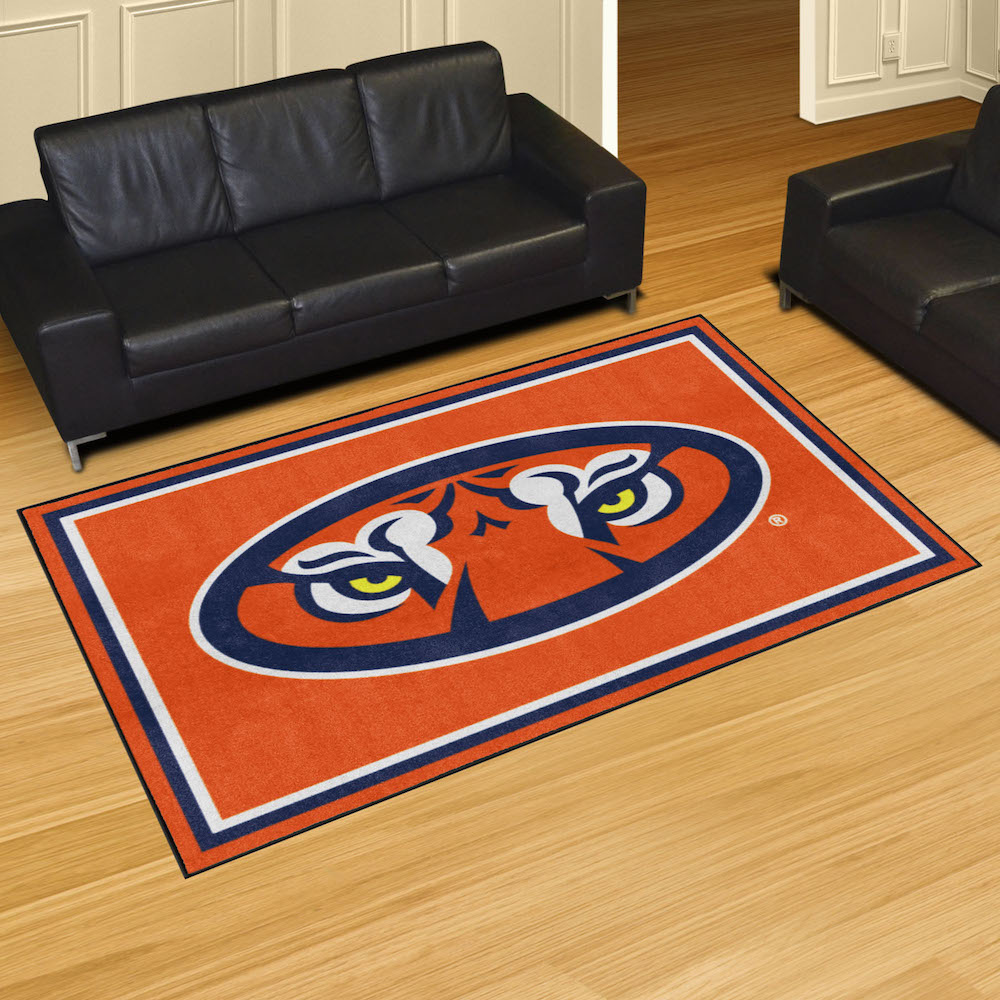 Auburn Tigers 5x8 Area Rug - TIGER EYES