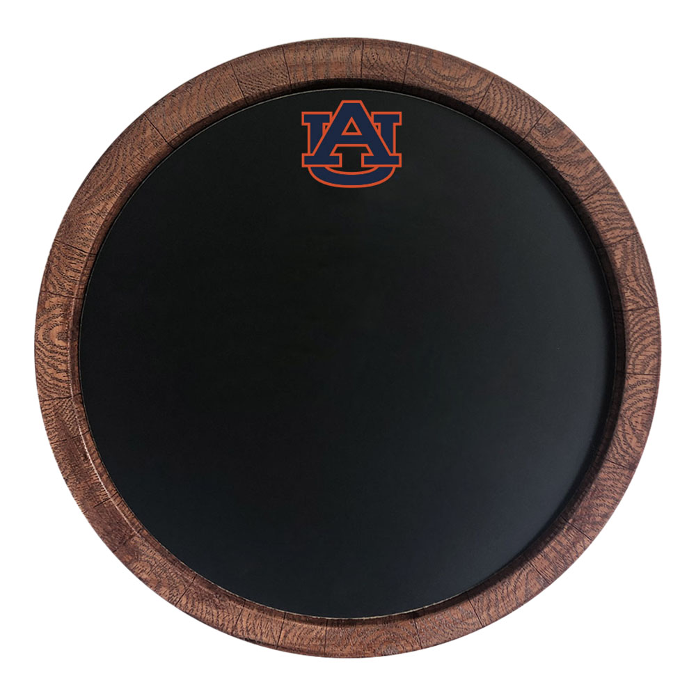 Auburn Tigers Chalkboard FAUX Barrel Top Sign