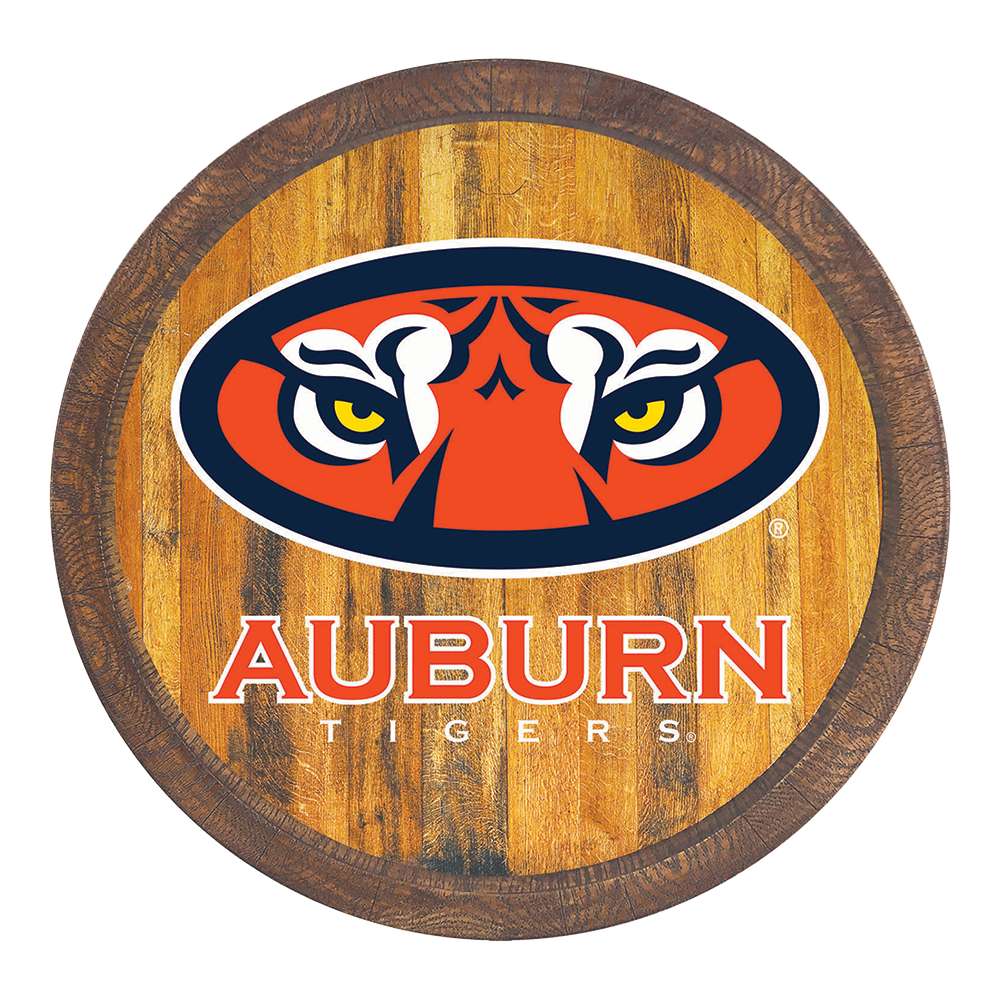 Auburn Tigers FAUX Barrel Top Sign