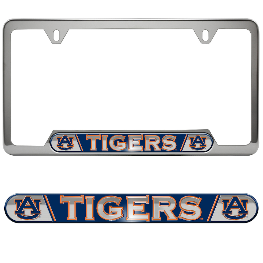 Auburn Tigers Embossed License Plate Frame