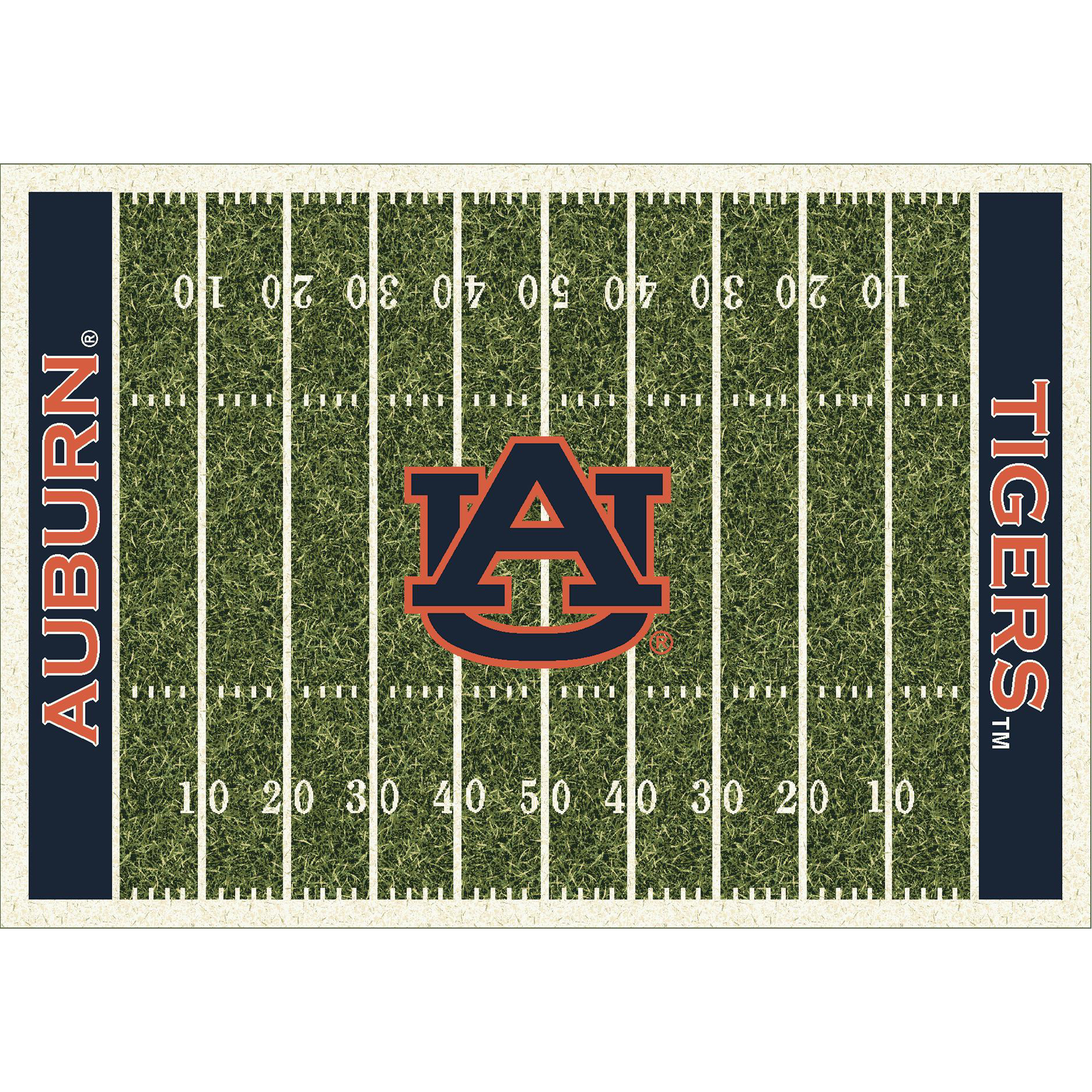 Auburn Tigers 6 X 8 HOMEFIELD Rug