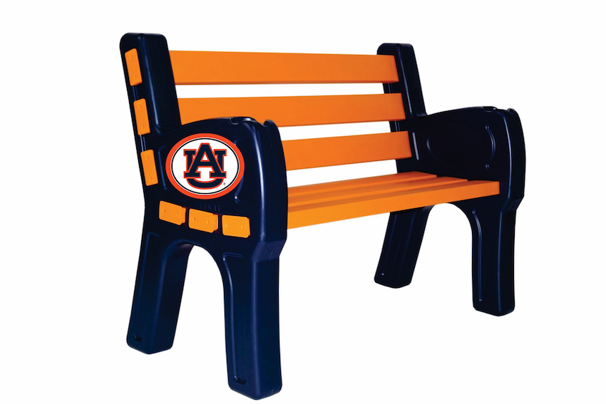 Auburn Tigers Park Bench