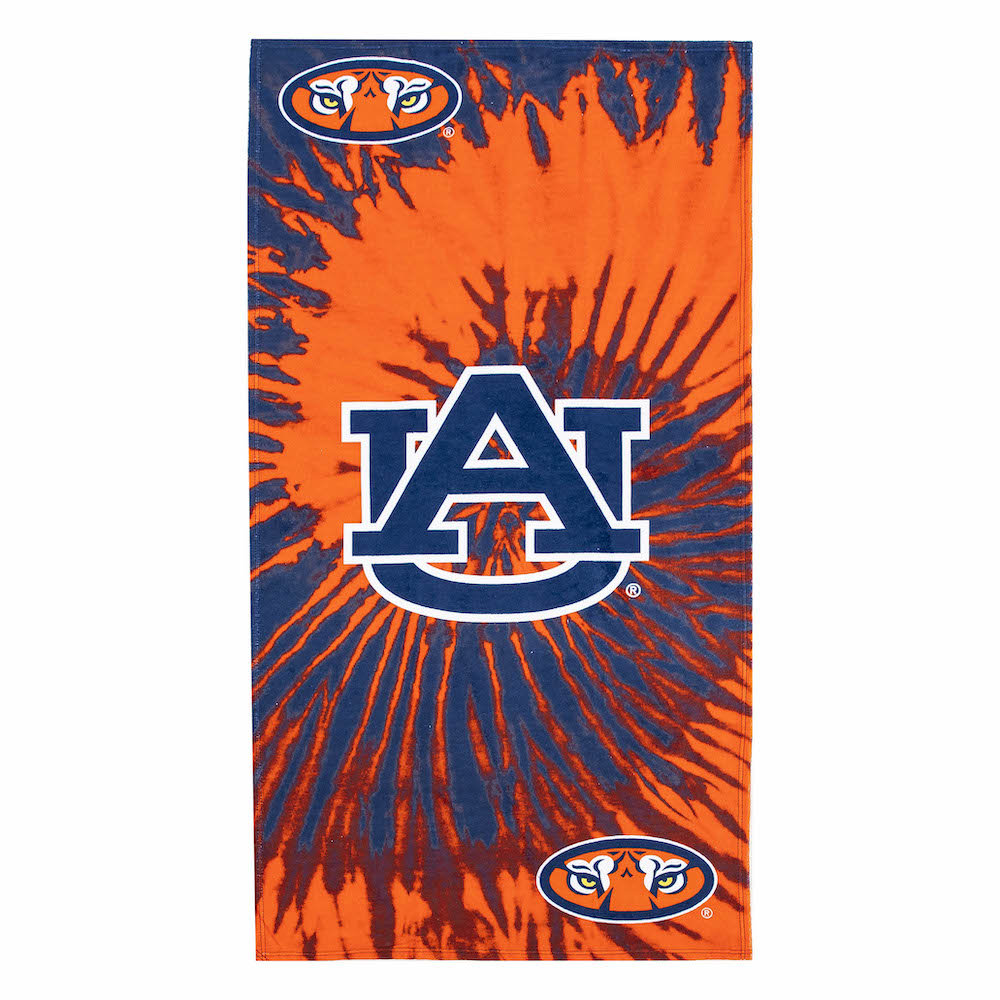 Auburn Tigers Pyschedelic 30x60 Beach Towel