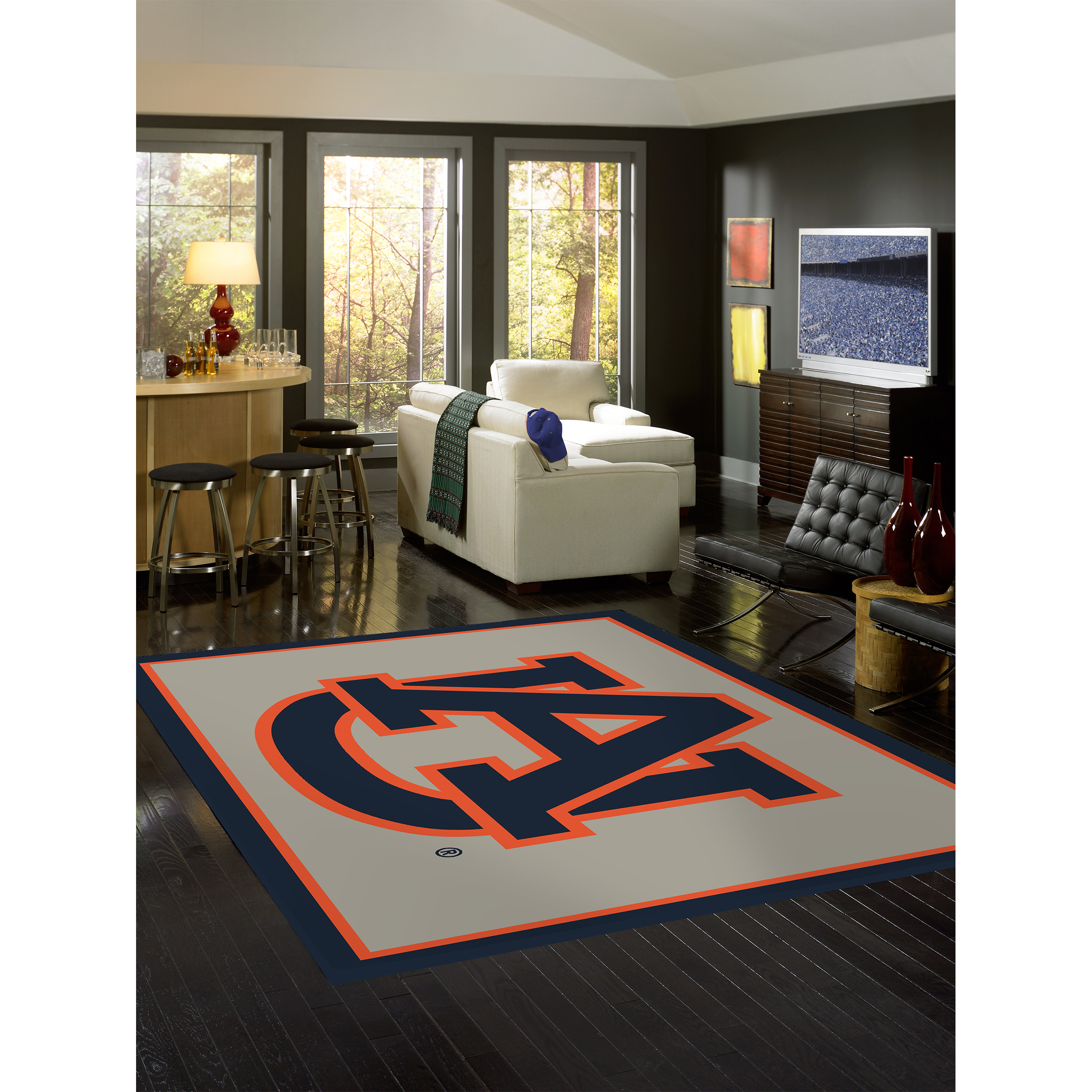 Auburn Tigers 4 X 6 SPIRIT Rug