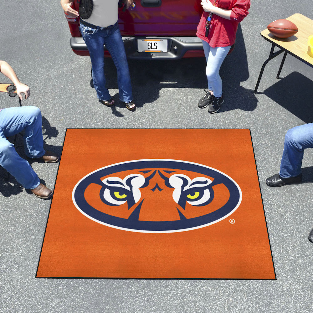 Auburn Tigers TAILGATER 60 x 72 Rug - TIGER EYES