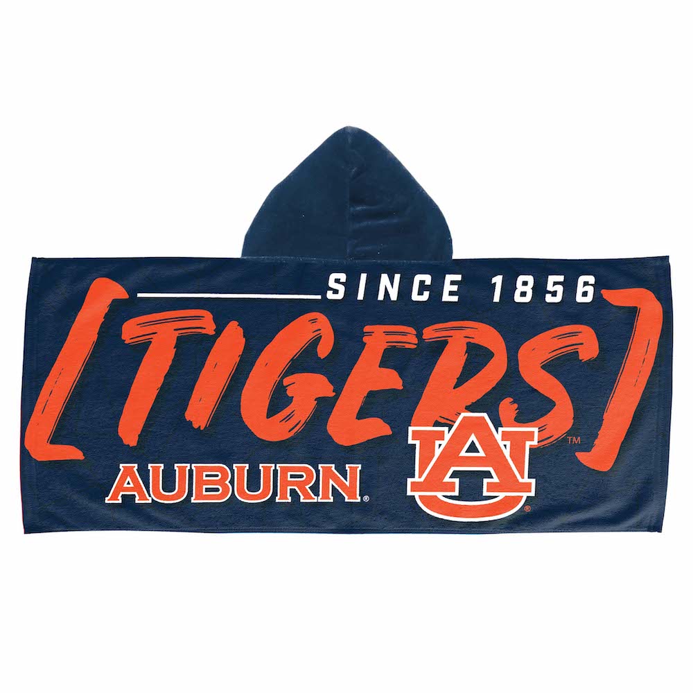 Auburn Tigers Youth Hooded Beach Towel