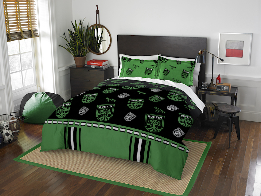 Austin FC QUEEN/FULL size Comforter and 2 Shams